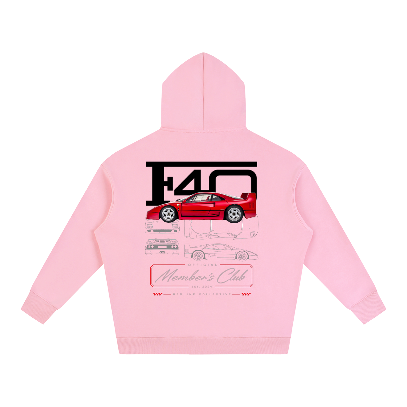 Ferrari F40 Members Club Hoodie