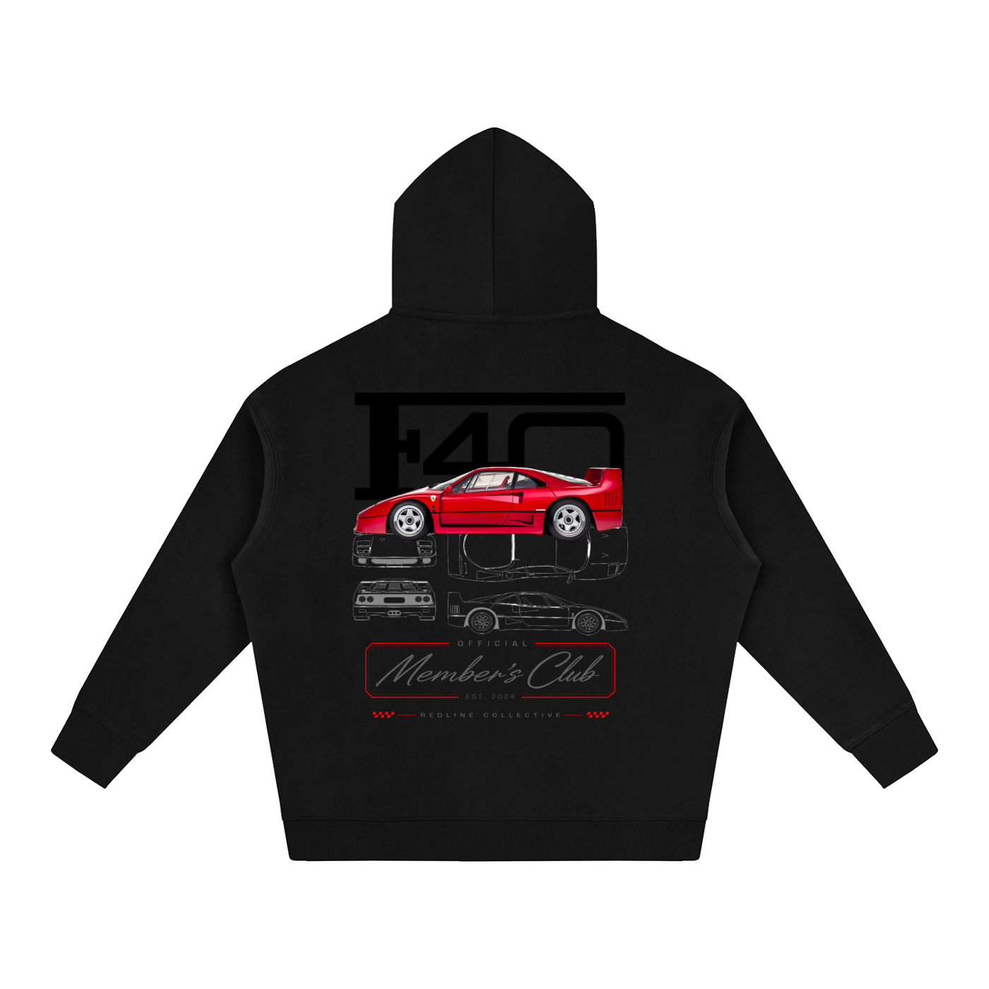 Ferrari F40 Members Club Hoodie